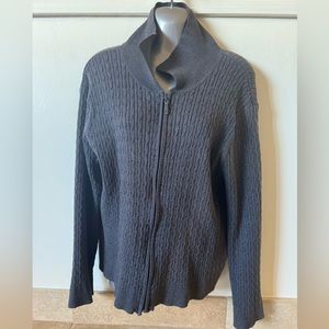 By Des!gn XL women’s sweater grey knitted